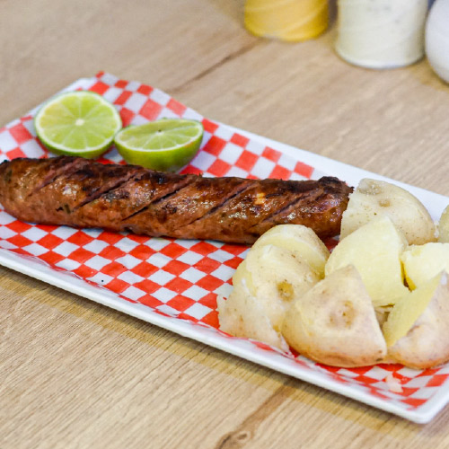 Chorizo con papa - Chori La Carbonera
